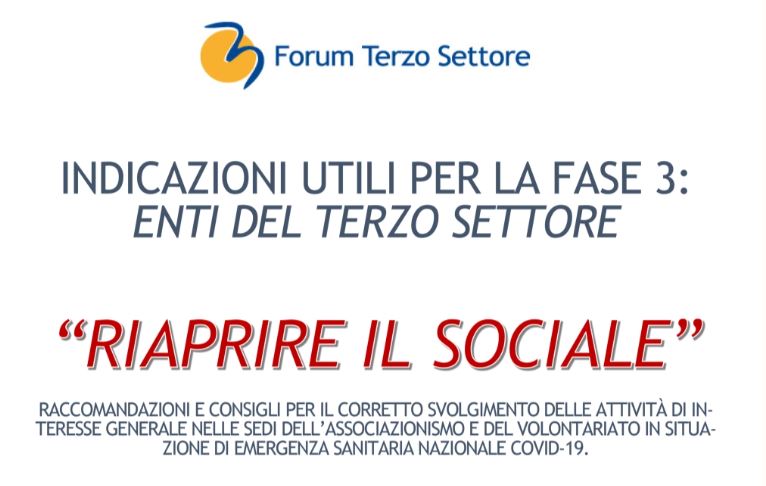 Indicazioni Utili per gli Enti del Terzo&nbsp;Settore