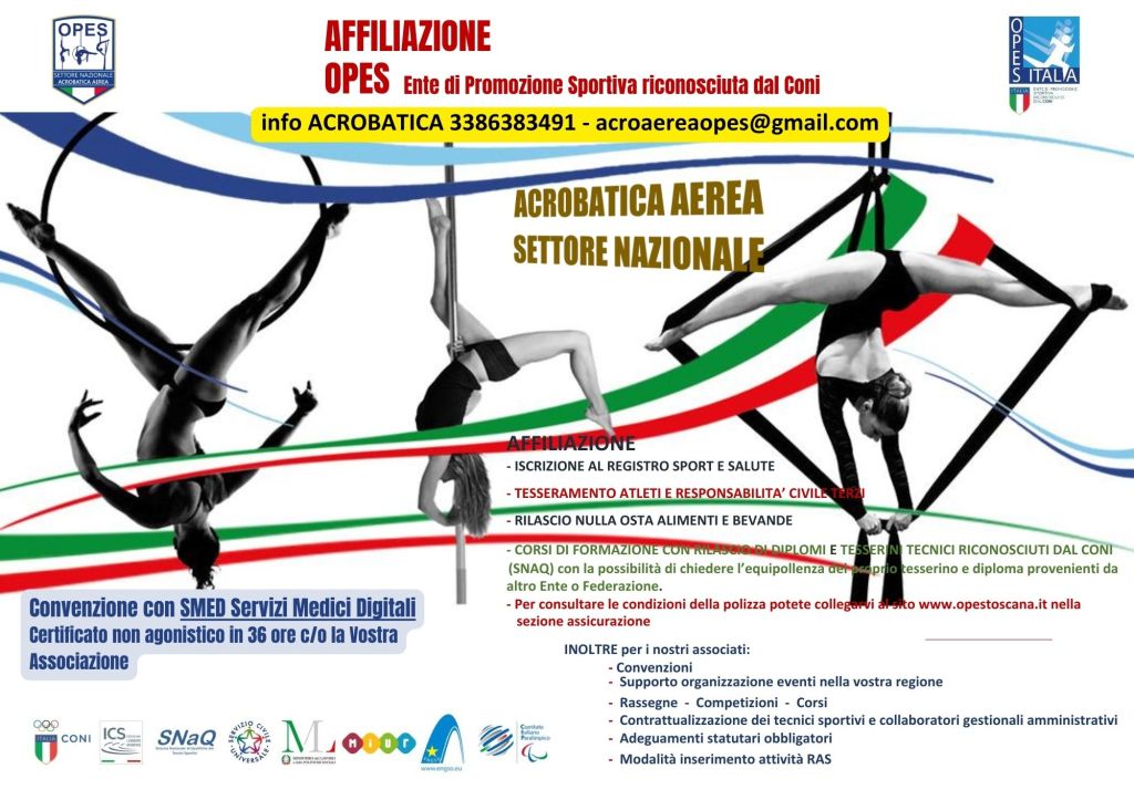 Acrobatica Aerea – Affiliati con&nbsp;Opes