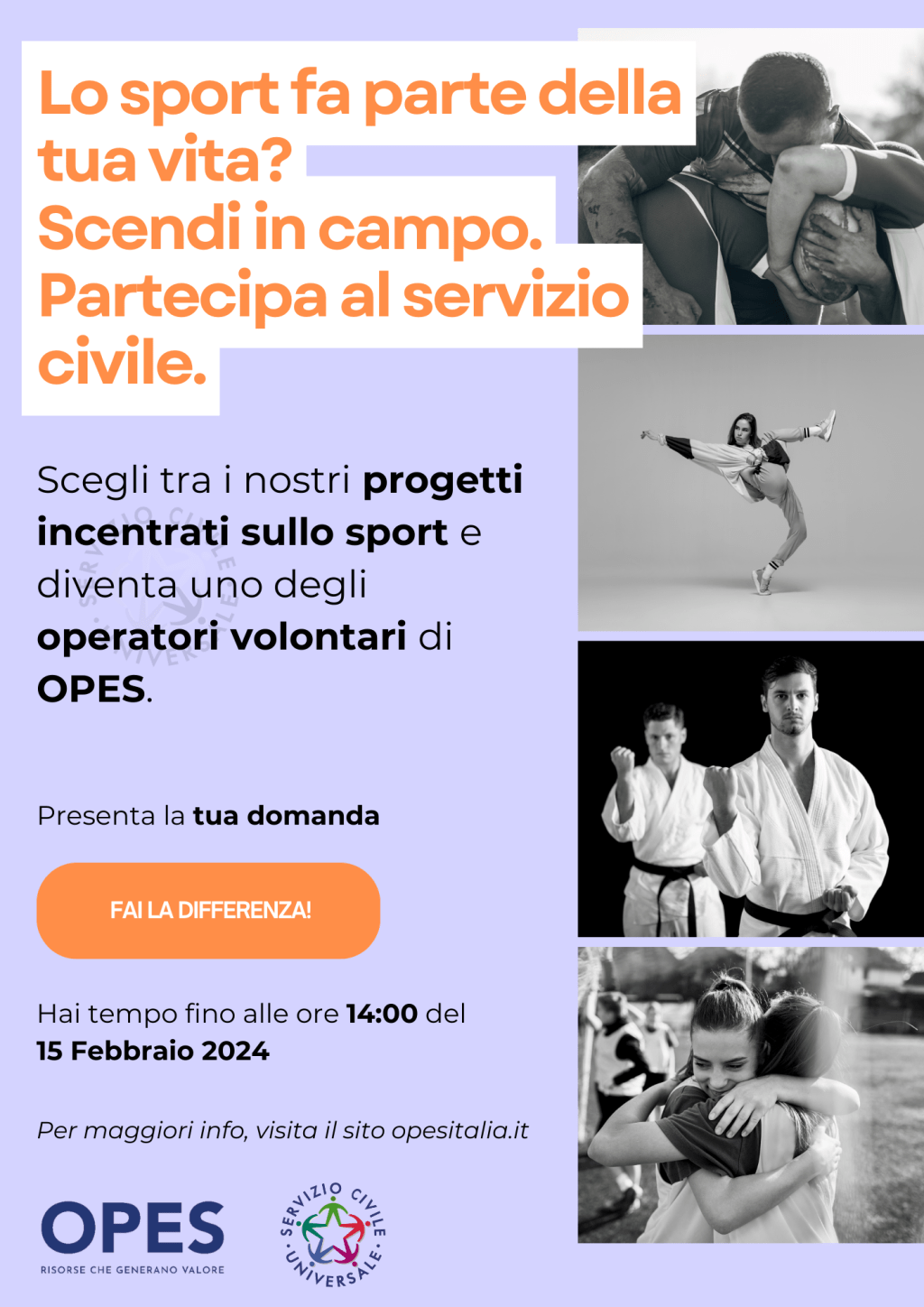 SERVIZIO CIVILE CON OPES&nbsp;TOSCANA
