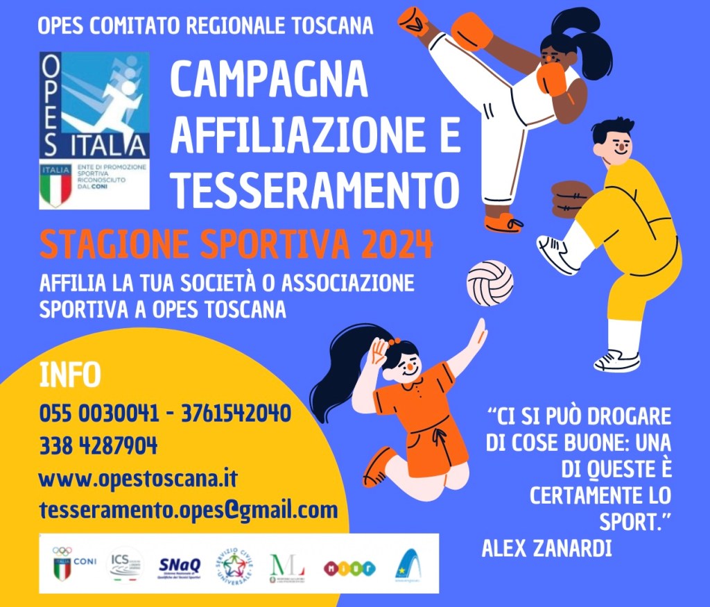 CAMPAGNA AFFILIAZIONE E TESSERAMENTO&nbsp;2024